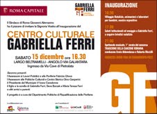 Apertura nuovo Centro Gabriella Ferri